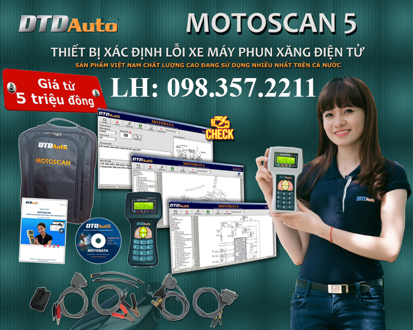 Máy đọc lỗi xe phun xăng điện tử